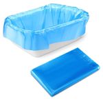 Food Grade Plastic Liners Bag Clear Blue Meat Bag Liner Bag 25x46x25"
