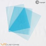 Light Blue Headlight Tint Film [ 3 x A5 Sheets for Fog Lights ] Car Vinyl Wrap