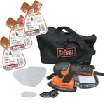 Black & Decker KA2000 Mouse Sander + Mesh Sheets x 3 & Sanding Sheets x 60