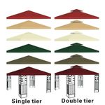 Outdoor Garden Gazebo Top Cover Replacement Canopy Pavilion Roof Heavy Duty