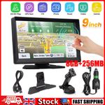 9'' HD Screen Truck LGV SAT NAV Lorry Motorhome GPS Navigation UK EU Map Free