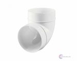 Ducting 90 Degree Elbow Joint Bend - Solid Ventilation Duct Pipe 4" 5" & 6" dia