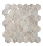 OYASIMI Hexagon Peel & Stick Backsplash Tile 10-Sheets PVC Kitchen Wall Heat Res