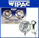 BMW MINI OEM WIPAC CHROME DRIVING LIGHTS PAIR