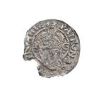 HUNGARY: 1512 Vladislaus II Silver Denar Coin with Madonna and Child