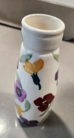 Emma Bridgewater Milk Bottle - Wallflowers - Purple, Pink, Red, Green & White!