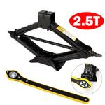 2.5 Ton Tonne Scissor Jack Lift Wind Up for Car Van Garage w/Crank Speed Handle