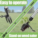 Manual Stand Up Weeder Puller Weed Claw Grass Root Remover Killer Garden Tool
