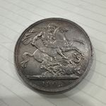 1902 Full Crown In Extra Fine Condition Edward VII