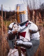 Medieval Templar Knight Full Body Set Armour Cosplay Suit Halloween/X-mas Armor