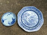2x Chinese Blue And White Porcelain Plates
