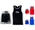 PSS Kids Boxing Shorts & Top Set 2 Pieces High Quality Satin Fabric 3 TO 14 YEAR