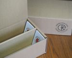 Trading Card Storage Box Double Row Standard Card Size - Holds up to 2000 Cards