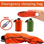 Portable Waterproof Emergency Survival Sleeping Bag Outdoor Edc Camping Gear The