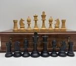 Wooden Chess Pieces King 9cm Complete Classic Design No Board