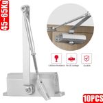 Fire Rated Overhead Door Closer 45-65KG Heavy Duty Opener Adjustable Soft Close