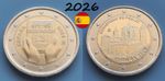 UNC 2 EURO Commemorative Coins of Spain 2026 (Set of x2 coins)