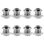 8Pcs Steel Drum Air Hole Screws Durable Ventilation Kit for Snare and Percussion