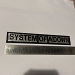 System of a Down Tour and Sugar Single Glitter Promo Sticker 20 x 3 cm