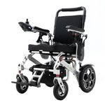 Super Lightweight Folding Electric Wheelchair Aluminium Compact Powerchair 20kg