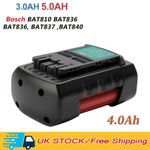 36V 3Ah 4Ah 5Ah Li-ion Battery For Bosch BAT818 BAT810 GSR GBH 36 V-Li BAT840