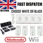 For Nintendo Wii Remote Controller Charger Dock Station + 2800mAh Batteries Pack
