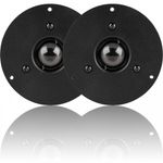 2 x 1" Silk Dome 80w Hi-Fi Tweeter Speaker Loudspeaker Upgrade Replacement