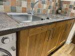 Laundry Oak Units, Work Top And Sink/tap