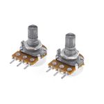 Potentiometer Resistor x 2 Linear B Pot 1k 2k 5k 10k 20k 50k 100k 250K 500K 1M 
