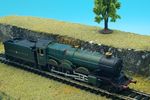 HO Gauge Vintage Steam Locomotive Train Model Railway Engine + Tender