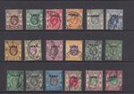 Hong Kong. British P.O in China 1917-21 set to $5, SG 1- 16 fine used. Cat £800+