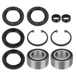 Front Wheel Bearings & Seals for Honda 91051-HA7-651 91209-HN2-003 91256-HM7-003