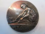 ARMY ATHLETICS ASSOCIATION MEDAL IN STERLING SILVER 44MM 51.11 GRAMS TO CPL FOX