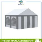 4 x 4m Party Tent, Marquee Gazebo with Sides, Windows and Double Doors