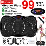 Power Vibration Plate Vibrating Machine Platform Exercise Body Shaker Massager