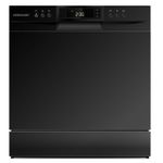 Cookology 8 Place Tabletop Countertop Worktop Dishwasher, 8 Prog, Black, 55cm