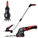 Grass Shears 2 In 1 Garden Electric Cordless & Hedge Trimmer RocwooD 3.6V Handle