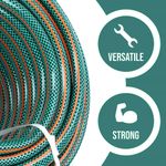 4 Layer- 1/2" Garden Hose Pipe Reel Reinforced Outdoor 15M 20M 25M 30M 50M