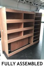 Mercedes Sprinter Van Shelving Racking LWB Plywood System Case Storage Unit