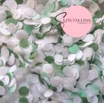 Subtle Sage Paper confetti circles - Biodegradable (grams)