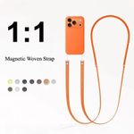 Magnetic Adjustable Webbing Crossbody Rope Strap For iPhone 17/17 Pro Max/17 Air