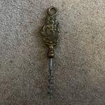 Antique Corkscrew Brass Figural Ship