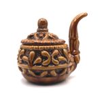 Vintage French Ceramic Tobacco Pot in the Shape of a Pipe