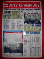 Essex CCC 2017 County Champions - souvenir print