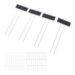 30Pcs Plant Labels Galvanized Steel Weatherproof Reusable Garden Markers For