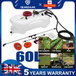 60L ATV Quad Sprayer Weed Sprayer 12V Tank Boom Hand Lance Agricultural Crop NEW