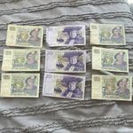 Swedish Bank Notes Comprising of 5 & 20 Kroner Equalling 90 Kroner Circulated