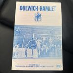 Dulwich Hamlet v Croydon programme - Isthmian League Premier Division - 1982/83.