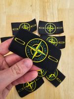 Authentic Stone Island Standard Badge Patch With Buttons