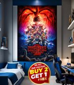Large A0 A1 A2 A3 A4 A5 Stranger Things 1 2 3 4 5 Netflix Wall Art Poster